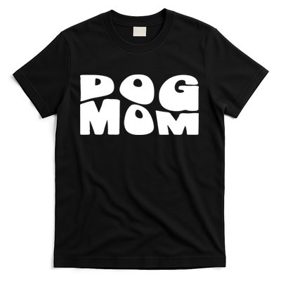 Dog Mom Retro Groovy Funny Pod T-Shirt