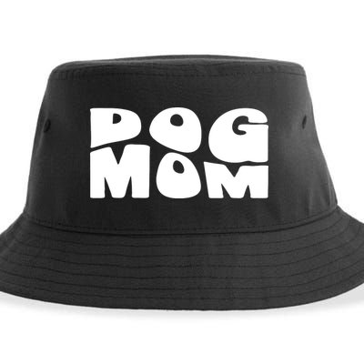 Dog Mom Retro Groovy Funny Pod Sustainable Bucket Hat
