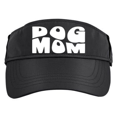 Dog Mom Retro Groovy Funny Pod Adult Drive Performance Visor