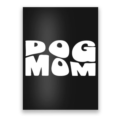 Dog Mom Retro Groovy Funny Pod Poster