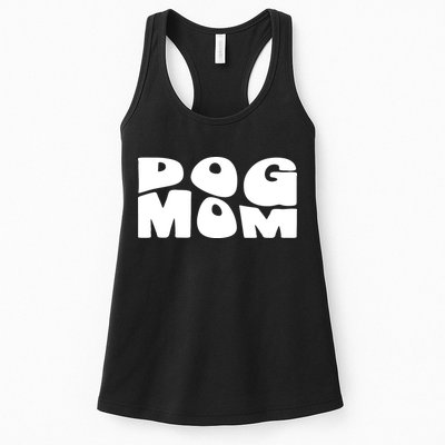 Dog Mom Retro Groovy Funny Pod Womens Tank Top
