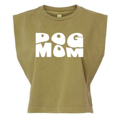 Dog Mom Retro Groovy Funny Pod Garment-Dyed Women's Muscle Tee