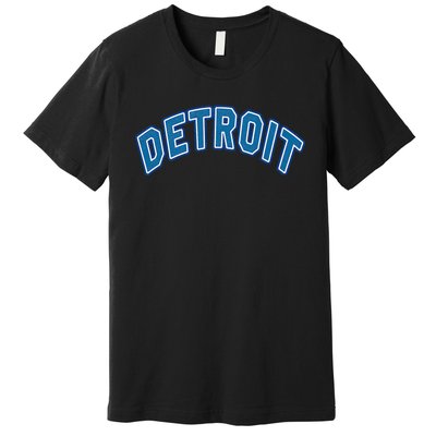 Detroit Michigan Retro Premium T-Shirt