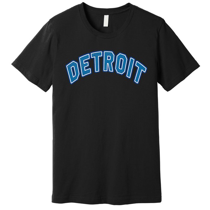 Detroit Michigan Retro Premium T-Shirt