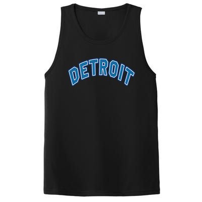 Detroit Michigan Retro PosiCharge Competitor Tank