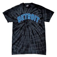 Detroit Michigan Retro Tie-Dye T-Shirt