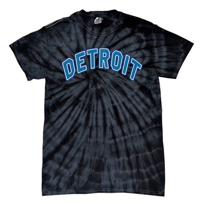 Detroit Michigan Retro Tie-Dye T-Shirt