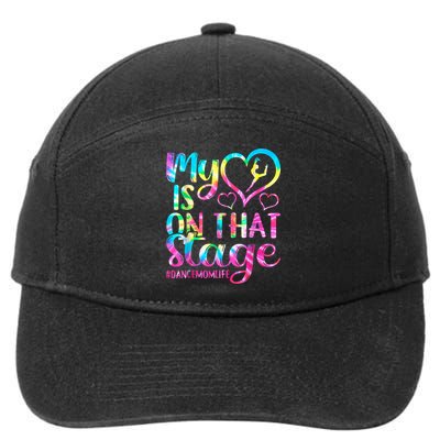 Dance Mom Retro My Heart Is On That Stage Dance Recital  7-Panel Snapback Hat