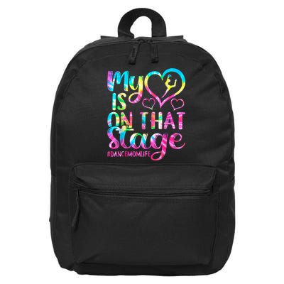 Dance Mom Retro My Heart Is On That Stage Dance Recital  16 in Basic Backpack