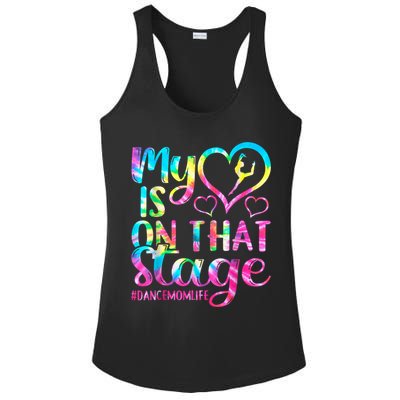 Dance Mom Retro My Heart Is On That Stage Dance Recital  Ladies PosiCharge Competitor Racerback Tank