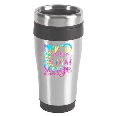 Dance Mom Retro My Heart Is On That Stage Dance Recital  16oz Travel Tumbler