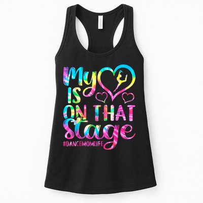 Dance Mom Retro My Heart Is On That Stage Dance Recital  Womens Tank Top