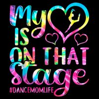 Dance Mom Retro My Heart Is On That Stage Dance Recital  Baby Bodysuit