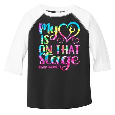 Dance Mom Retro My Heart Is On That Stage Dance Recital  Toddler Fine Jersey T-Shirt