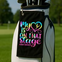 Dance Mom Retro My Heart Is On That Stage Dance Recital  Golf Towel