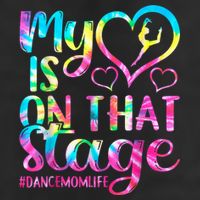 Dance Mom Retro My Heart Is On That Stage Dance Recital  Golf Towel