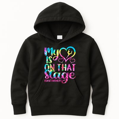 Dance Mom Retro My Heart Is On That Stage Dance Recital  Kids Hoodie