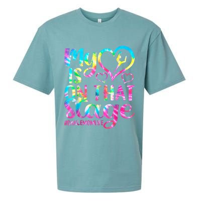 Dance Mom Retro My Heart Is On That Stage Dance Recital  Sueded Cloud Jersey T-Shirt