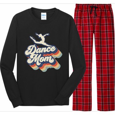 Dance Mom Retro Sunset Dance Mom Life Christmas Mother's Day Long Sleeve Pajama Set