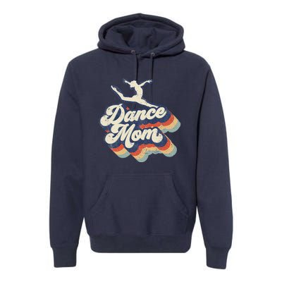 Dance Mom Retro Sunset Dance Mom Life Christmas Mother's Day Premium Hoodie