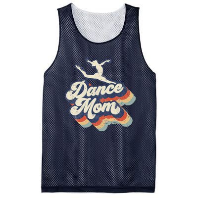 Dance Mom Retro Sunset Dance Mom Life Christmas Mother's Day Mesh Reversible Basketball Jersey Tank