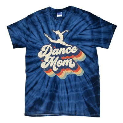 Dance Mom Retro Sunset Dance Mom Life Christmas Mother's Day Tie-Dye T-Shirt