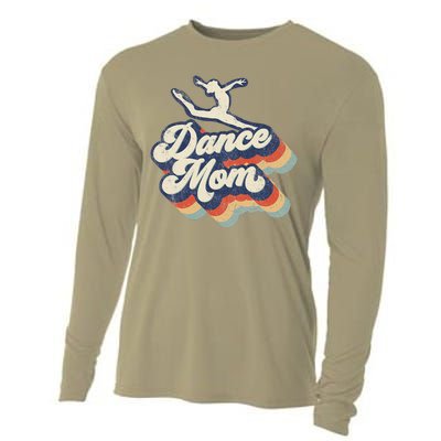 Dance Mom Retro Sunset Dance Mom Life Christmas Mother's Day Cooling Performance Long Sleeve Crew