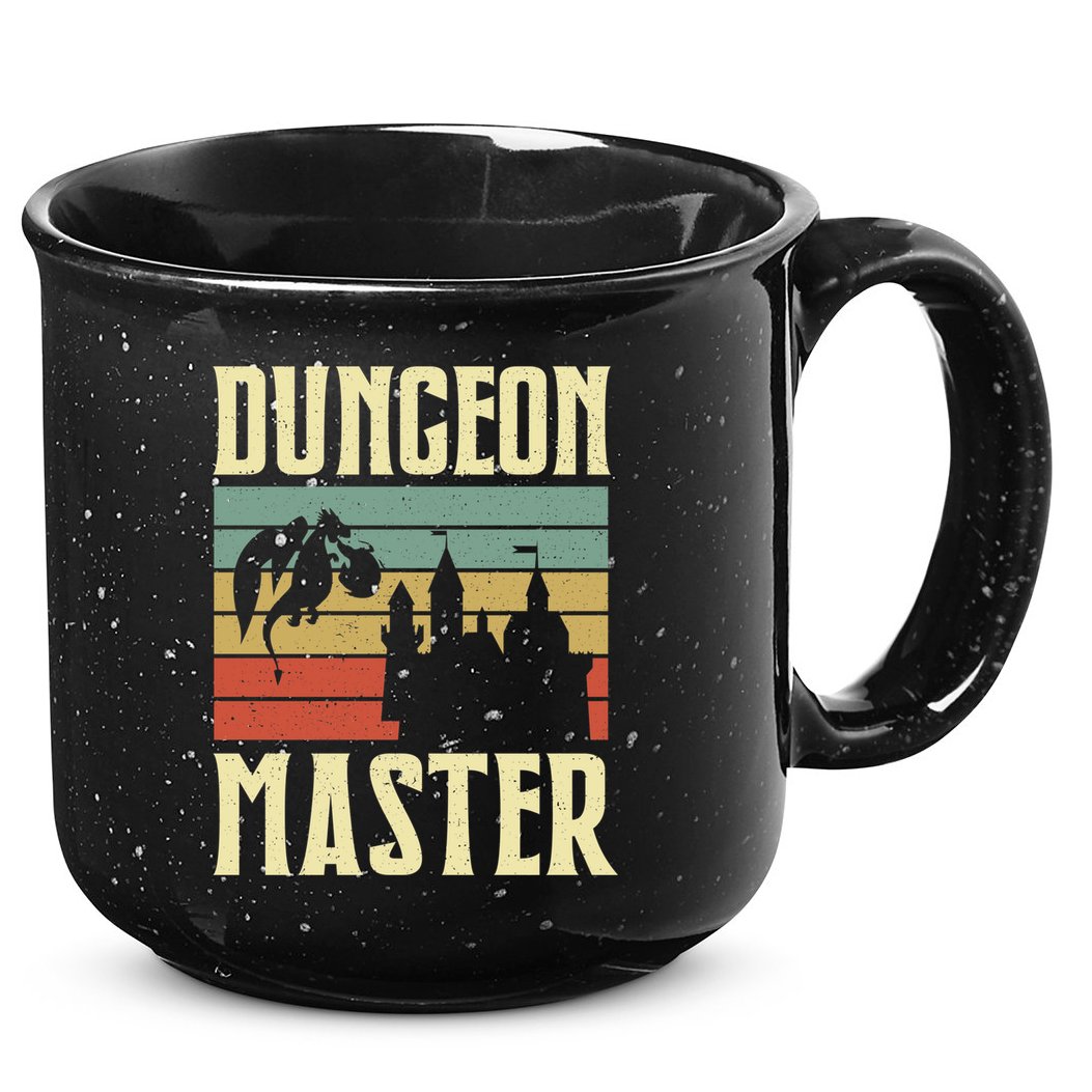 Dungeon Master Retro 15oz Campfire Ceramic Mug