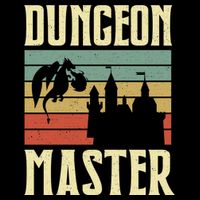 Dungeon Master Retro Flat Bill Trucker Hat