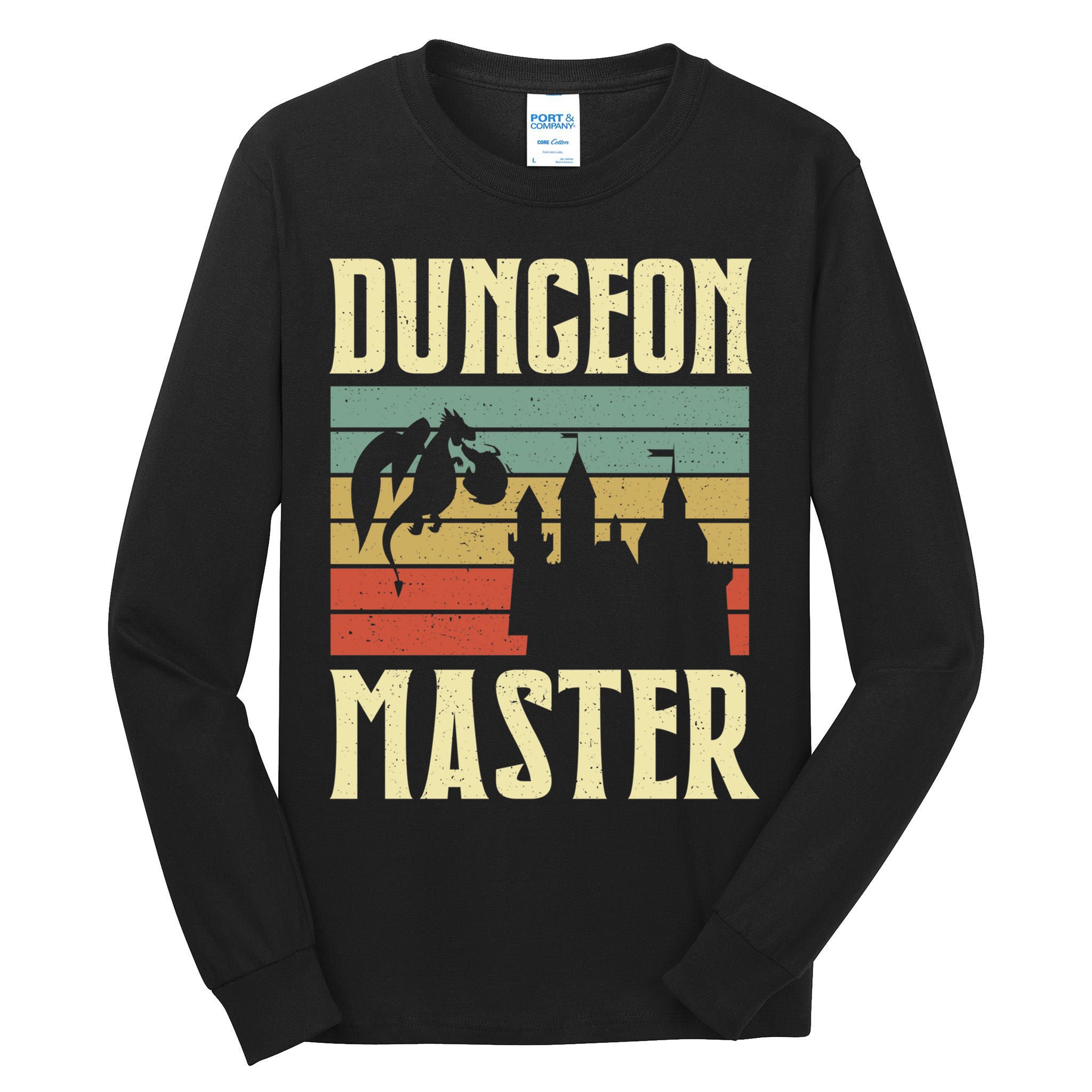 Dungeon Master Retro Tall Long Sleeve T-Shirt