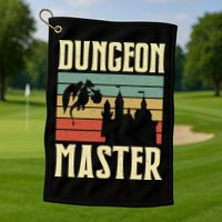 Dungeon Master Retro Golf Towel