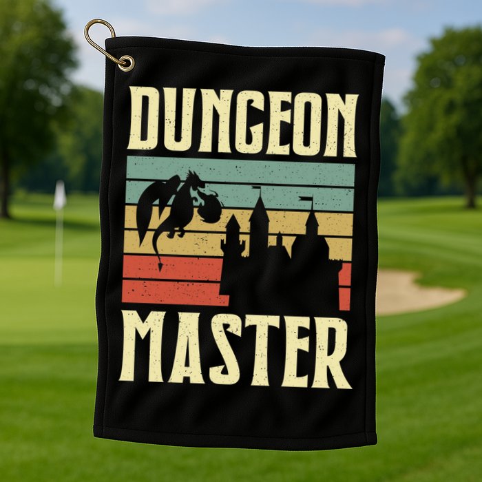 Dungeon Master Retro Golf Towel
