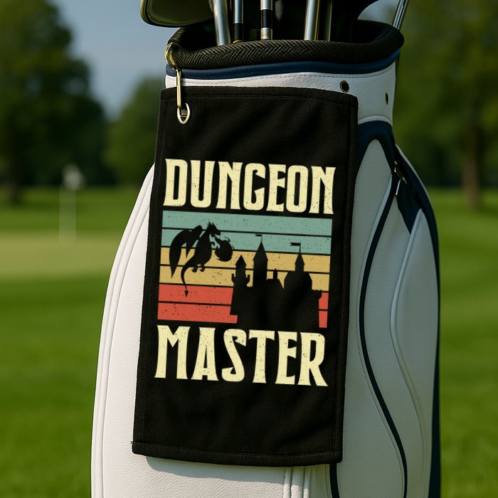 Dungeon Master Retro Golf Towel
