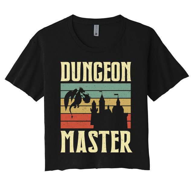 Dungeon Master Retro Crop Top