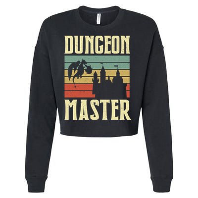 Dungeon Master Retro Cropped Pullover Crew