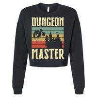 Dungeon Master Retro Cropped Pullover Crew