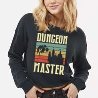 Dungeon Master Retro Cropped Pullover Crew