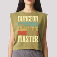 Dungeon Master Retro Garment-Dyed Women's Muscle Tee