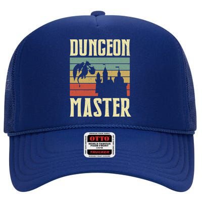 Dungeon Master Retro High Crown Mesh Back Trucker Hat