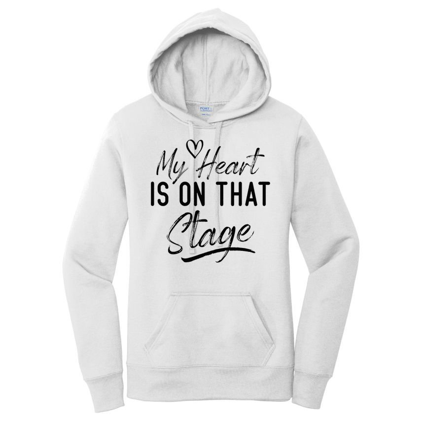 Dance Mom Retro My Heart Is On That Stage Dance Mom Life Women's Pullover Hoodie