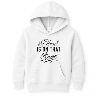 Dance Mom Retro My Heart Is On That Stage Dance Mom Life Kids Hoodie