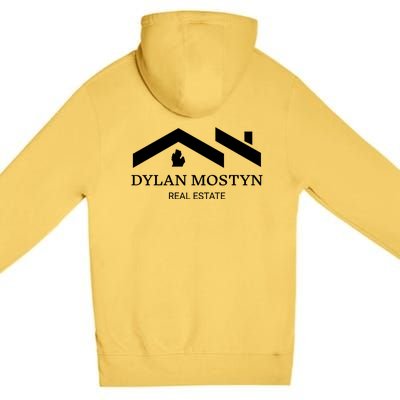 Dylan Mostyn Real Estate Black & White Logo Premium Pullover Hoodie