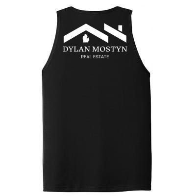 Dylan Mostyn Real Estate Black & White Logo PosiCharge Competitor Tank