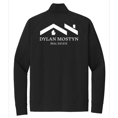 Dylan Mostyn Real Estate Black & White Logo Stretch Full-Zip Cadet Jacket