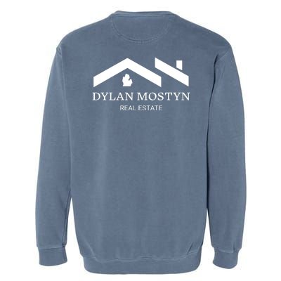 Dylan Mostyn Real Estate Black & White Logo Garment-Dyed Sweatshirt