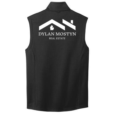 Dylan Mostyn Real Estate Black & White Logo Collective Smooth Fleece Vest