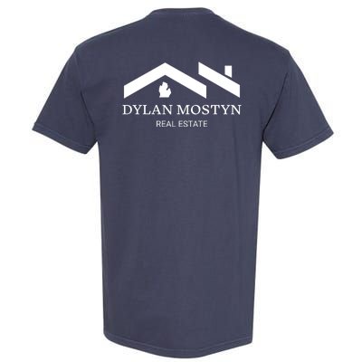 Dylan Mostyn Real Estate Black & White Logo Garment-Dyed Heavyweight T-Shirt