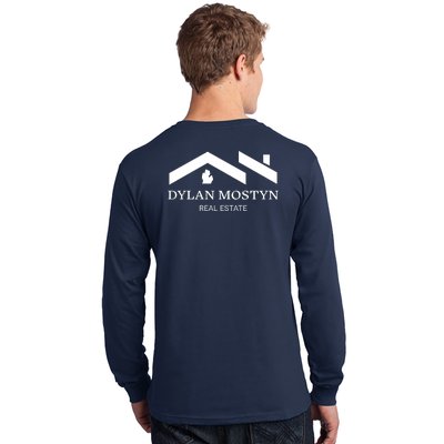 Dylan Mostyn Real Estate Black & White Logo Long Sleeve Shirt