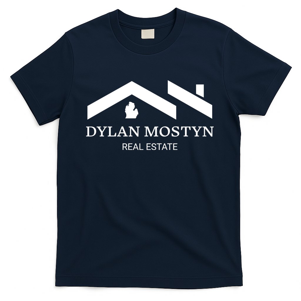 Dylan Mostyn Real Estate Black & White Logo T-Shirt