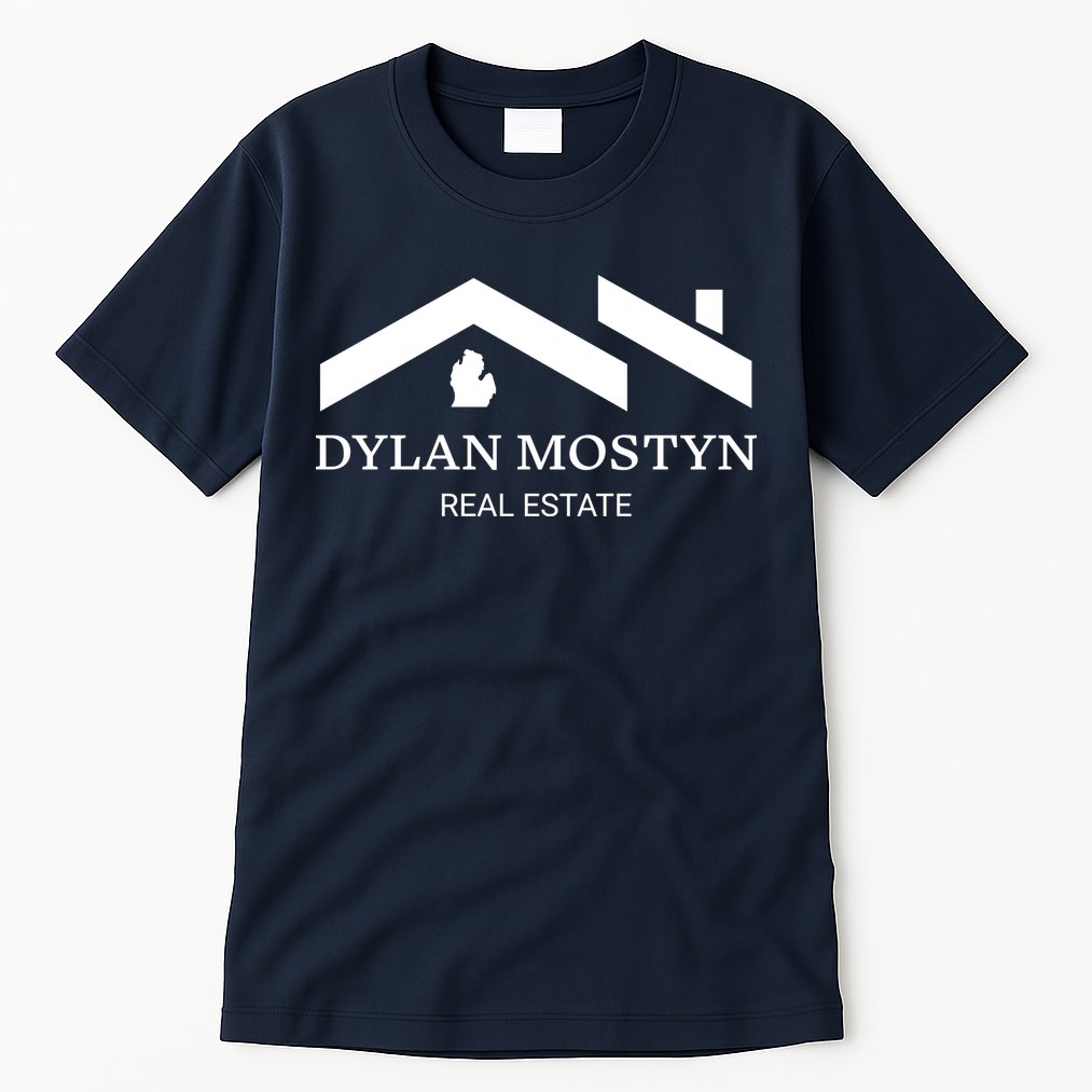 Dylan Mostyn Real Estate Black & White Logo Tall T-Shirt